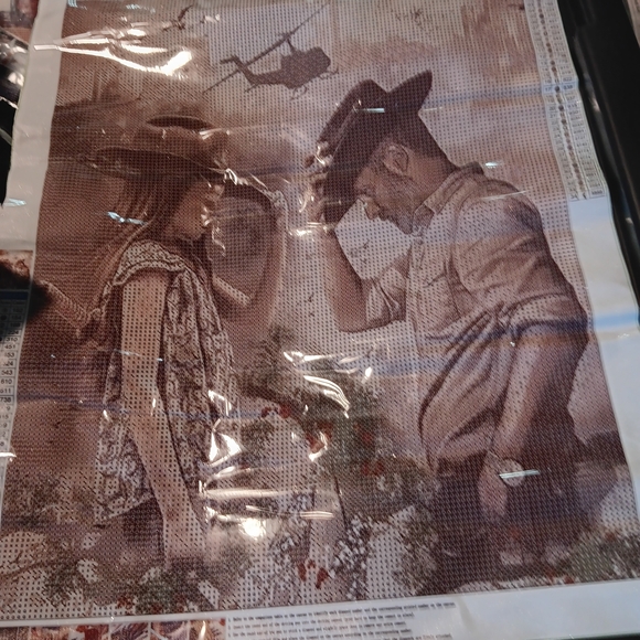 The Walking Dead - Rick & Judith Diamond Art Painting Kit 40x50cm - Picture 1 of 5